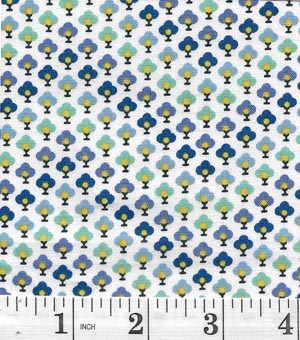 Topiary Chevron Blue